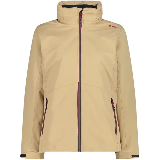 Cmp Zip Hood Detachable Inner 32z1436d Afneembare Jas Bruin L Vrouw