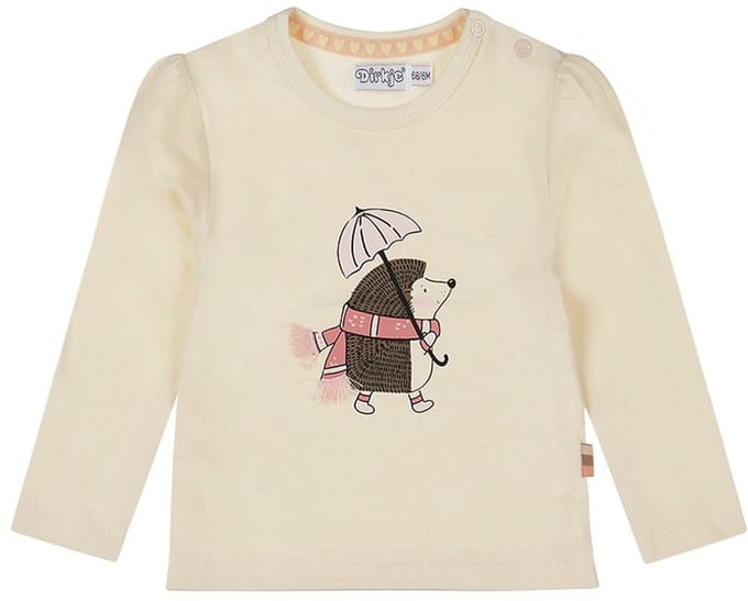 Dirkje Meisjes T-shirt - Off white