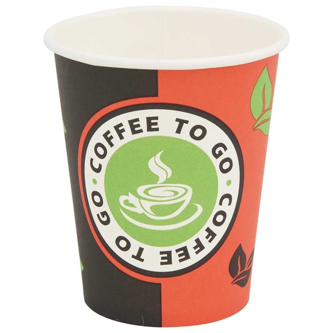 vidaXL - Wegwerp - koffiebekers - papier - 240 - ml - (8 - oz) - 1000 - st