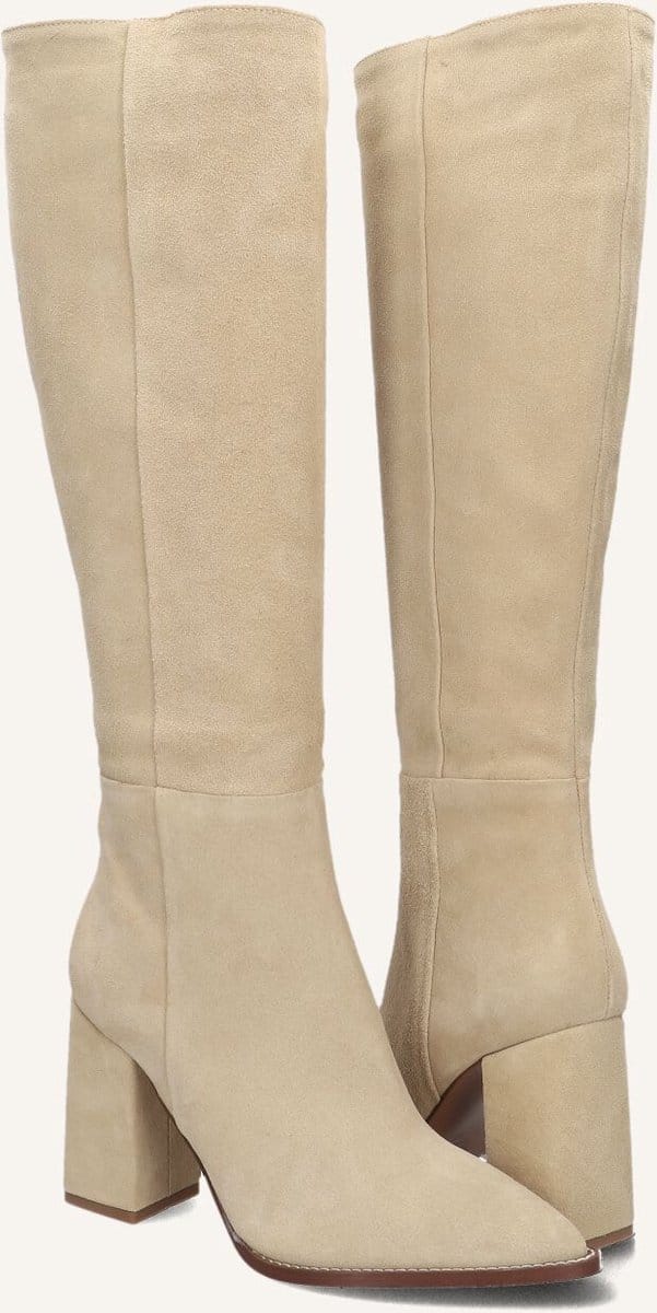 Notre-V 46994 Laarzen - Suède - Dames - Beige - Maat 41