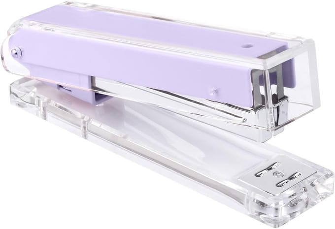 Transparante Acryl Nietmachine Paars Ergonomisch Bureaublad Accessoire