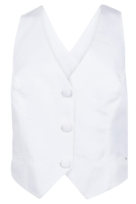 AllSaints Petra Waistcoat Off White Taglia: 44 | Gilet Outlet | Donna | Bianco