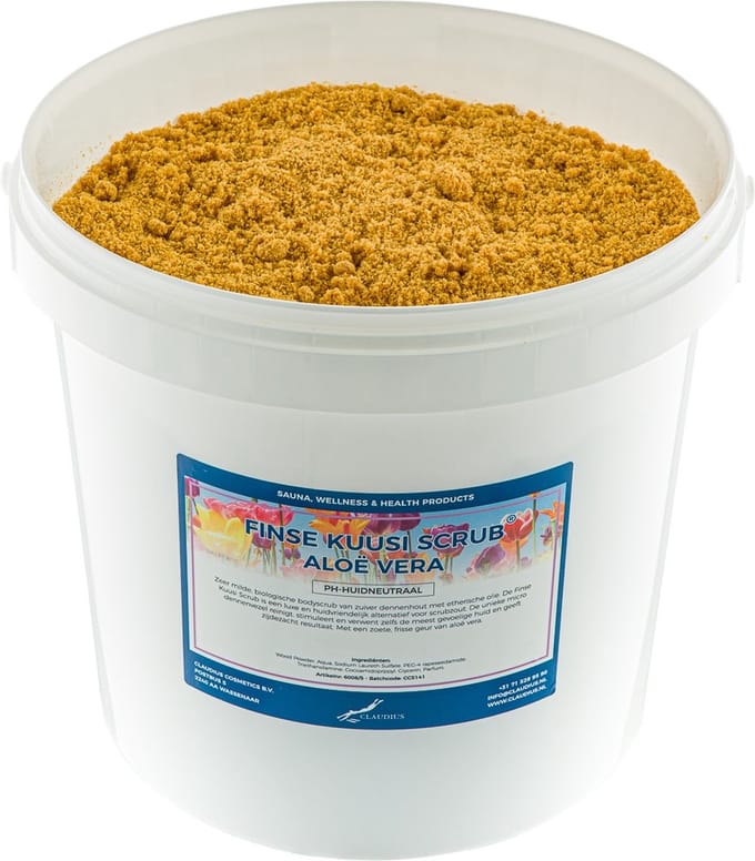 Kuusi Scrub Aloë Vera 10 liter - Hydraterende Lichaamsscrub