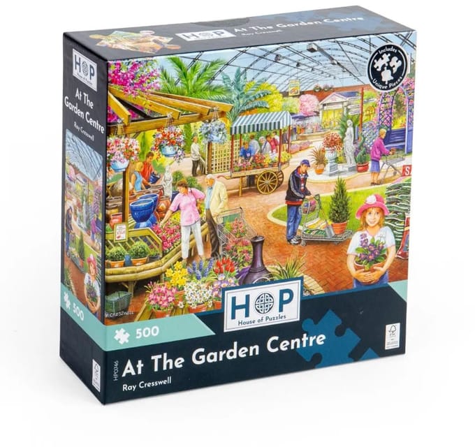 House of Puzzles legpuzzel tuincentrum 500 stukjes puzzel.