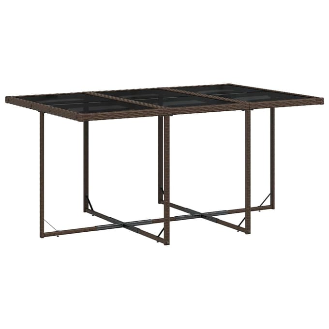 vidaXL - 11-delige - Tuinset - met - kussens - poly - rattan - bruin