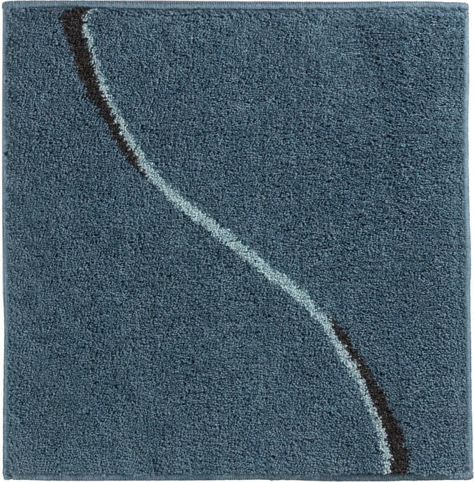 Casilin Carve WC-mat - 60 x 60 cm - Antislip - Oceaanblauw