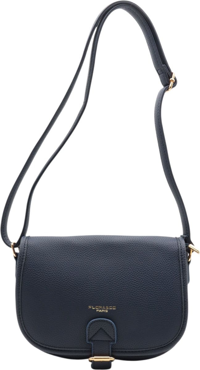Flora & Co Paris Louise Shoulder- / Crossbody Bag Navy Blue