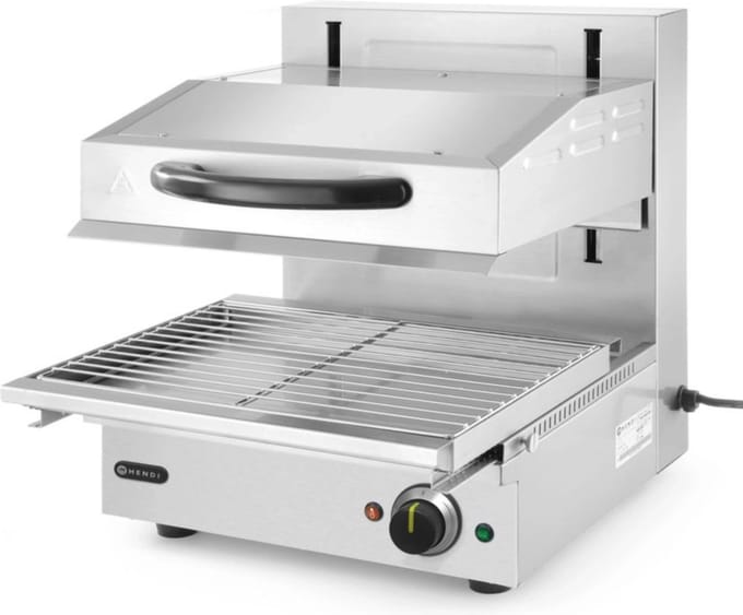 HENDI Lift Salamander – variabele hoogte – roestvrij staal – 485x525x537 mm – 230V/2800W