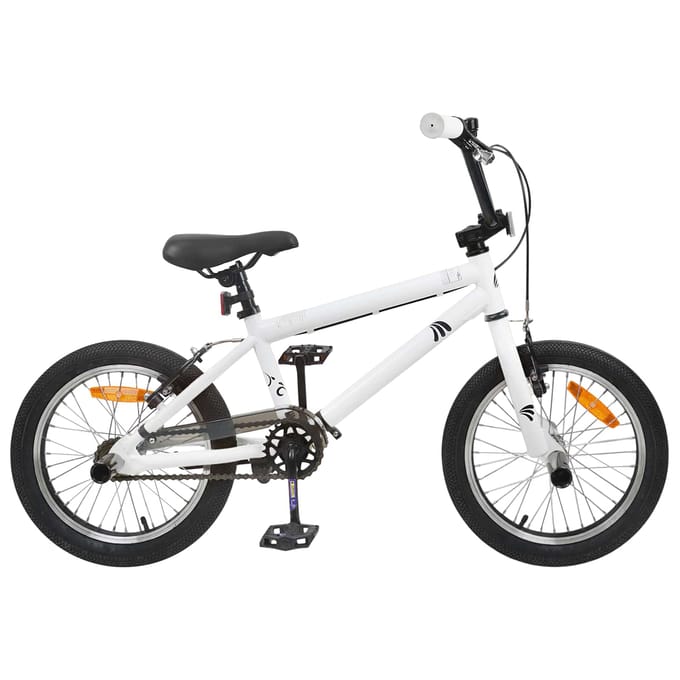 vidaXL - BMX - Fiets - 20 - Inch - voor - kinderen - ouder - dan - 9 - jaar - Wit