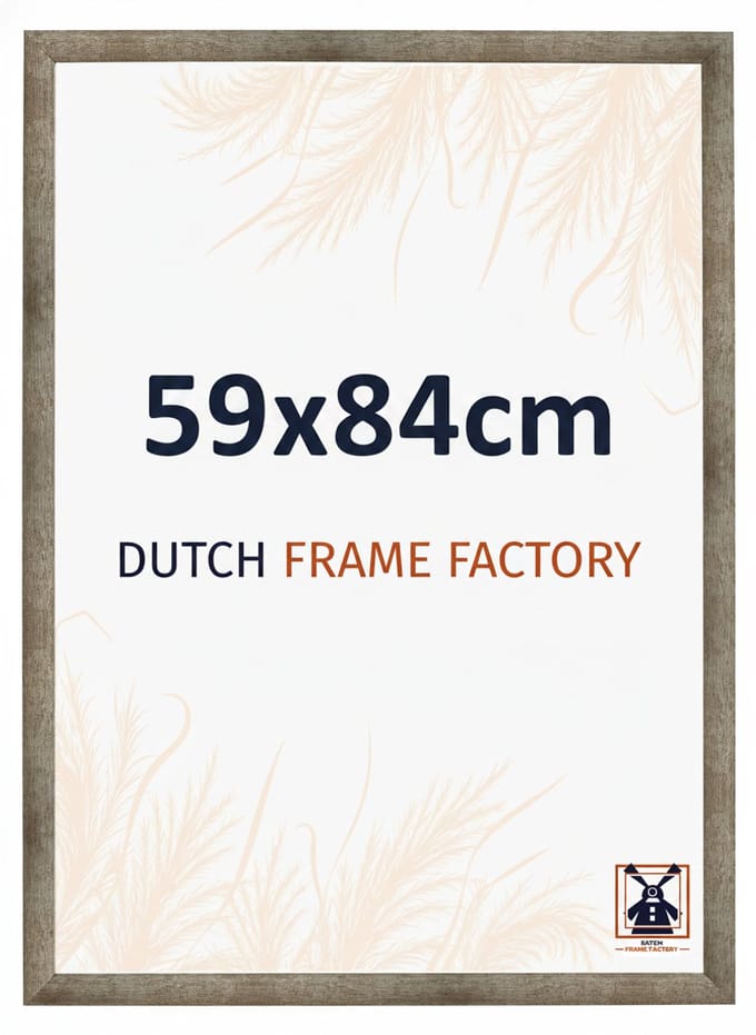 Fotolijst 59x84 cm - MDF - Metaal Vintage - Benno