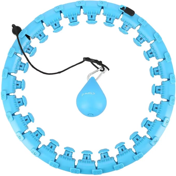 HMS HHW01 - Fitness Hula Hoep - Absorberende Wollen - Verstelbare Taille