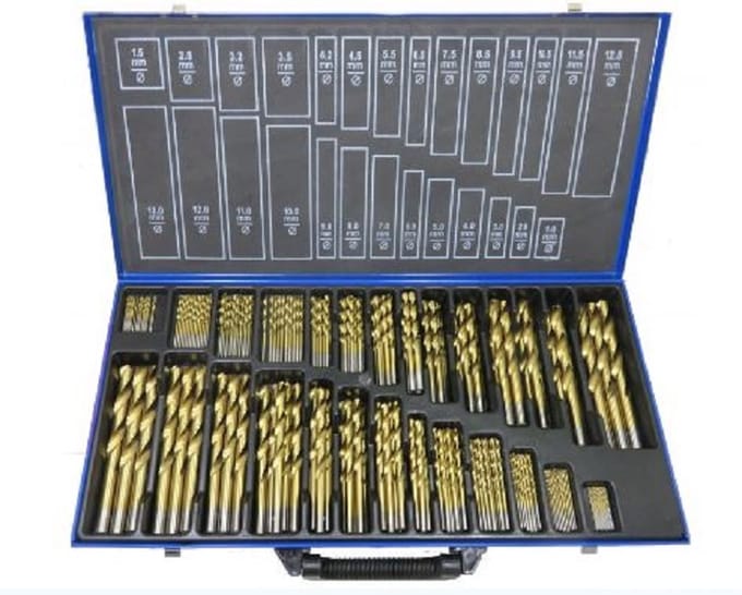 Boorset Titanium Coated 230-dlg. 1-13 mm