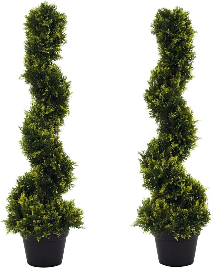 Outsunny - Kunstplant - met pot - voor buiten- en binnendecoratie