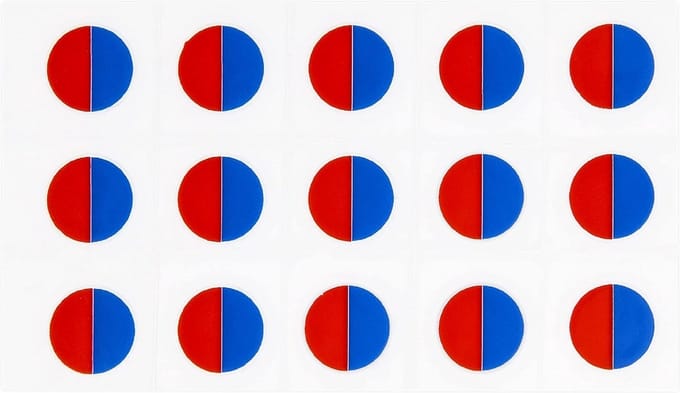 Warm & Koud Kraanstickers - Set van 15 Water Temperatuur Markeringen