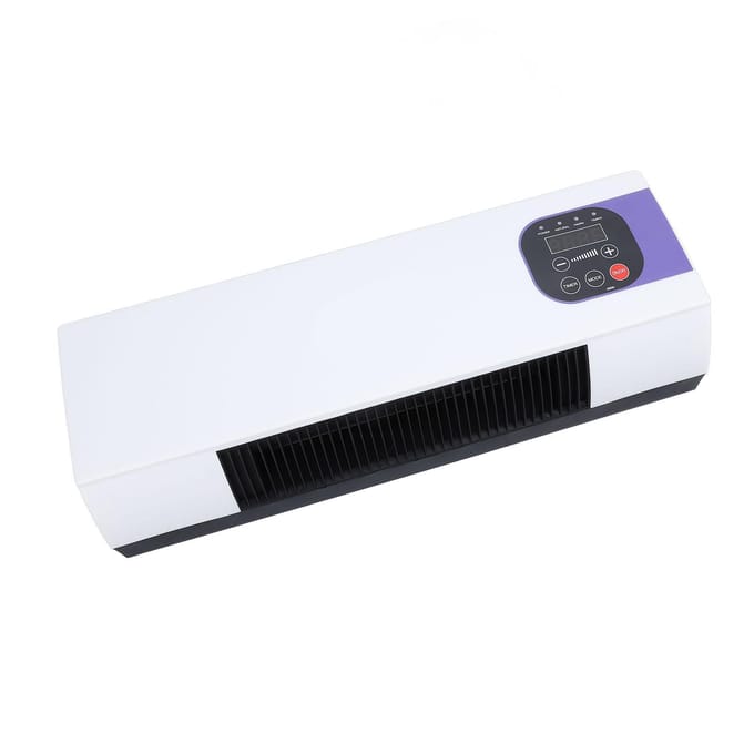 Aan de muur gemonteerde verwarmingsmachine Dubbel gebruik Zeer efficiënte elektrische wandverwarming met Natuurlijke Wind Warm black