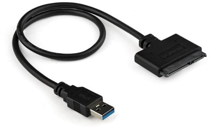 USB 3.0 naar 2,5 inch SATA III - Harde schijf adapterkabel - Met UASP SATA naar USB 3.0 converter voor SSD / HDD