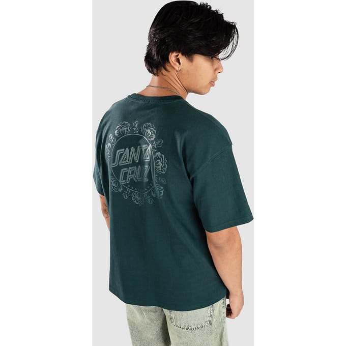 Santa Cruz Mono Ring Rose Dot T-Shirt patroon