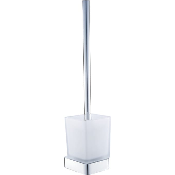 Luzzo® Piazzo Messing Toiletborstel met wand houder - chroom