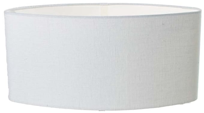 Lampenkap Ovaal Linnen Wit 40cm