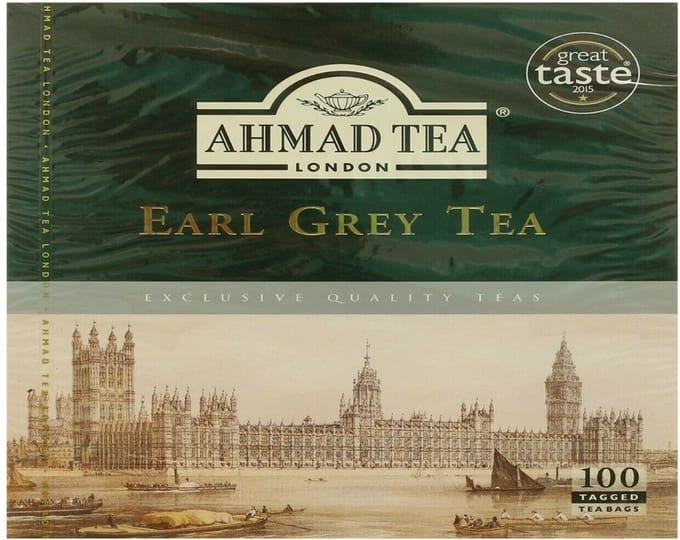 Ahmad Tea London Earl Grey Tea - bergamot smaak - 2x 200g