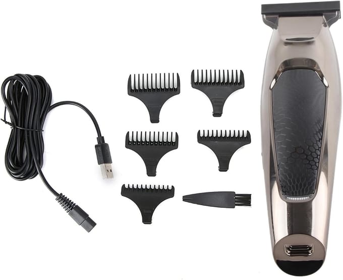 Elektrische Tondeuse - Baard Trimmer Haar Tool - Snel Haar Knippen - USB Oplaadbaar Draadloos - 10W Vermogen