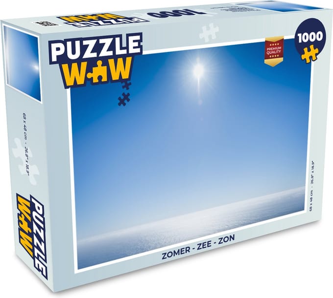 Puzzel Zomer - Zee - Zon - Legpuzzel - Puzzel 1000 stukjes volwassenen
