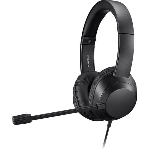 Adesso Xtream P7 AI Copilot Headset On Ear headset Kabel Stereo Zwart (gemeleerd) Headset Computer