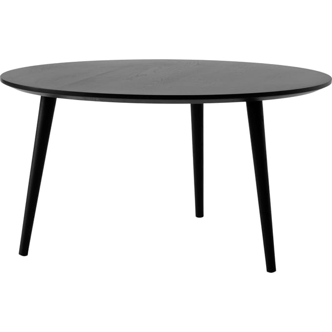 &Tradition In Between Salontafel - zwart gelakt eiken - Ø90 x 48 cm