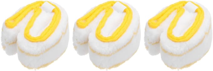 QUARKZMAN Microfiber Scrubber Vervangkop 24 cm - 3 Stuks voor Ramen en Tegels