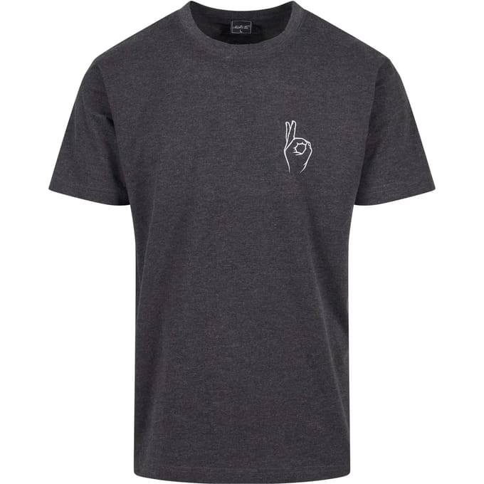 Mister Tee - Easy Sign Heren T-shirt - S - Grijs