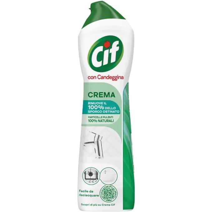 Cif Crème Reinigingsmelk met Bleek 500 ml