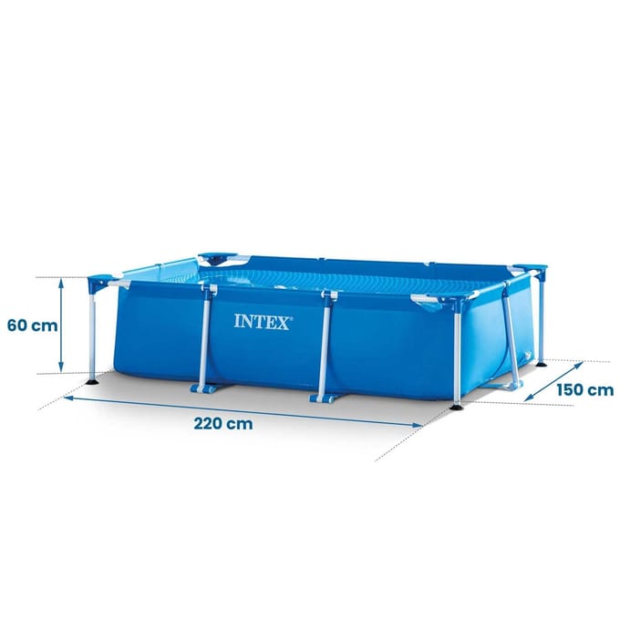 Frame tuinzwembad 220 x 150 x 60 cm 2 in 1 INTEX 28270