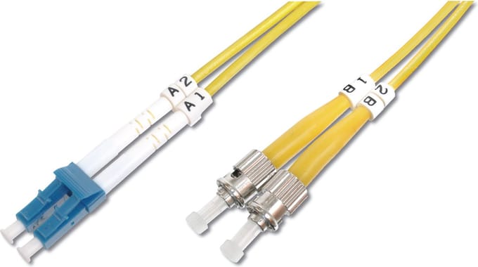 LWL OS2 Singlemode glasvezel Patchkabel LC / ST 3 M - Netwerkkabel - Computerkabel - Kabel