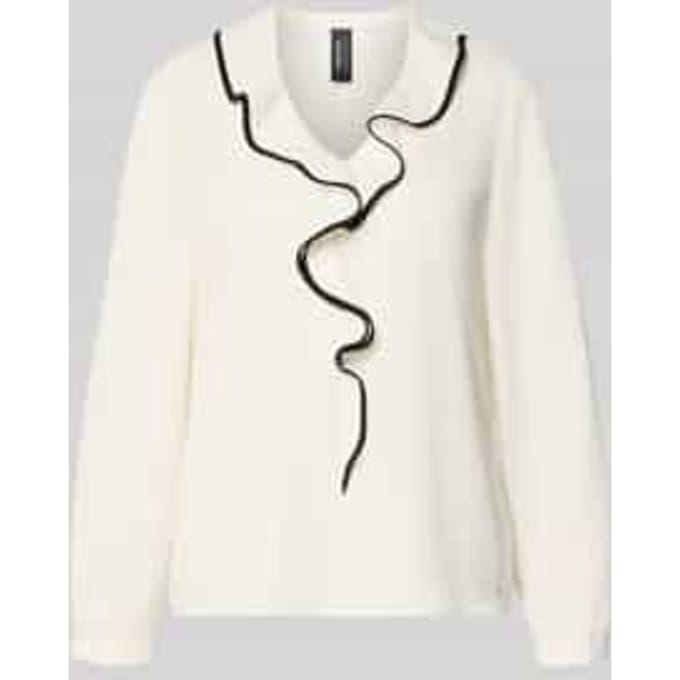 regular fit blouse met volants