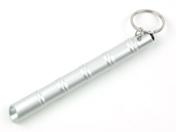 Kh security kubotan met led zilver