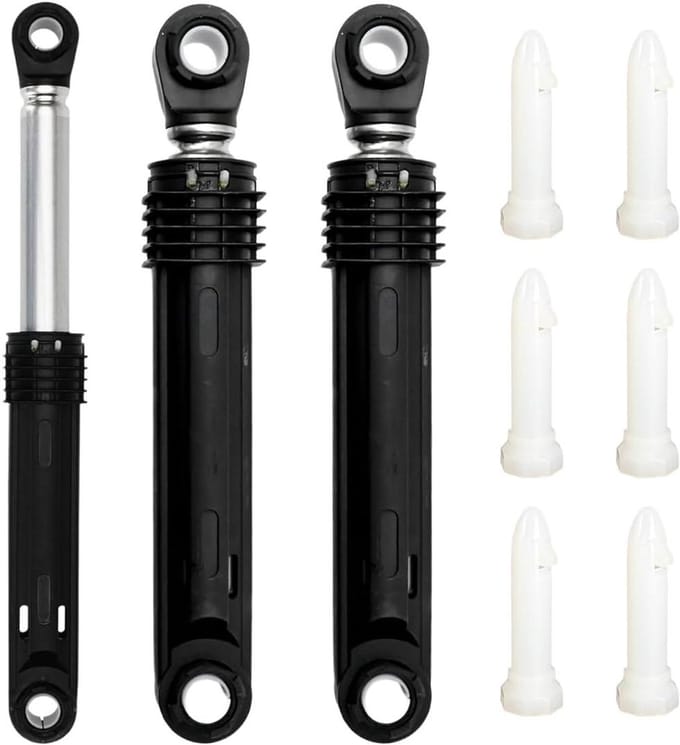 Wasmachine Demperset - Onderdelen Kit - Trilling Dempen - Premium Kwaliteit - 3 Stuks - Zwart
