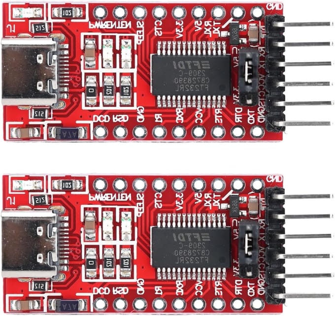 Mini USB naar TTL Seriële Converter Adapter Module voor Arduino - 3.3V/5V, FT232RL Breakout, USB naar Serieel Verbinding