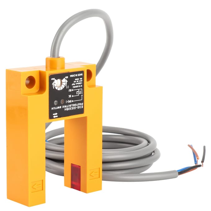 BERM Foto-elektrische Schakelaar Groeven Type PNP 3-Draads NO Sensor E3SGS30B4 DC1030V 200mA