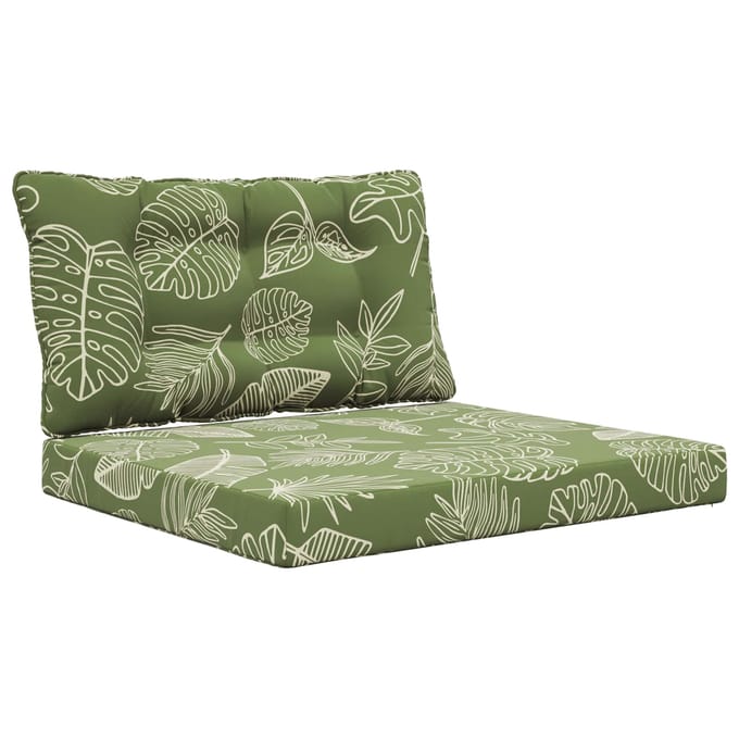 vidaXL - Buitenbankkussen - Polyester - Blad - Design - 80 - x - 68,5 - cm - Blad - Design