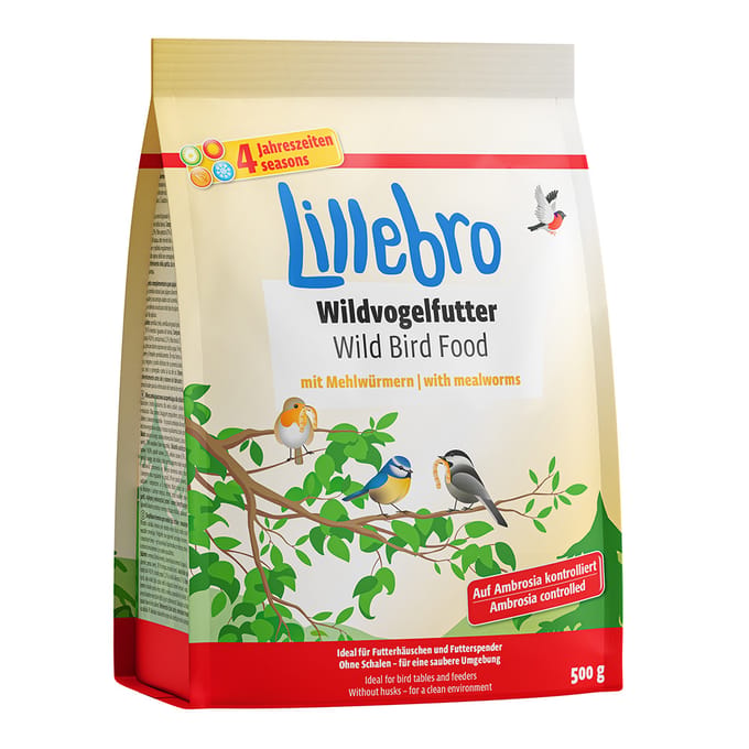 Wild Vogelvoer met Meelwormen - 500 g