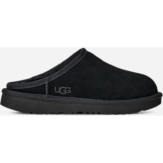 UGG® Classic-instapper voor kinderen  in Black, Maat 32.5, Suede