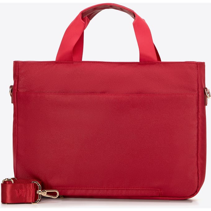 Wittchen Dames 14" Laptoptas met Quilting, Kers, Kersen Polyester