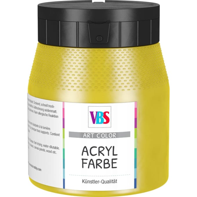 VBS Acrylverf, 250 ml - Cadmiumgeel
