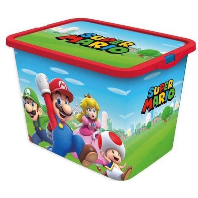 Super Mario Bros Mario Storage Click Box 23l Opbergen