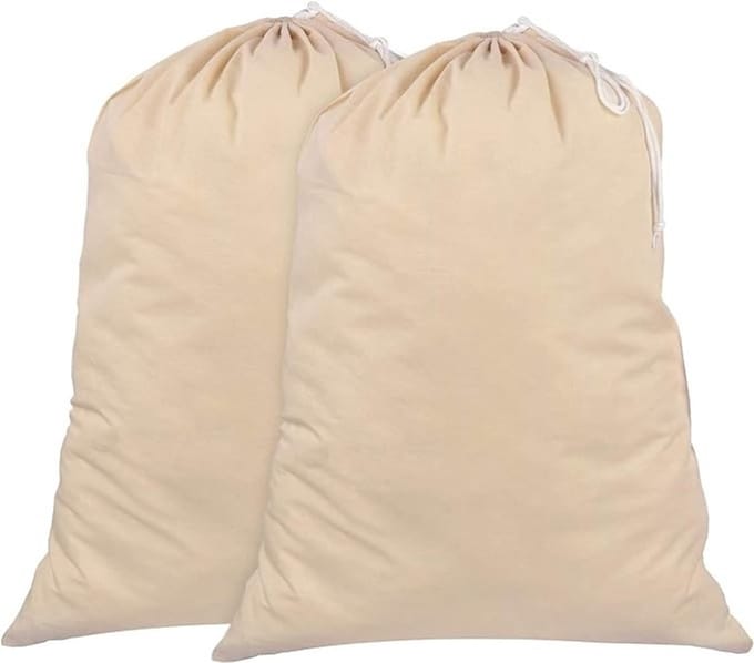 Waszak set van 2 - 71x91 cm, 100% katoen met trekkoord