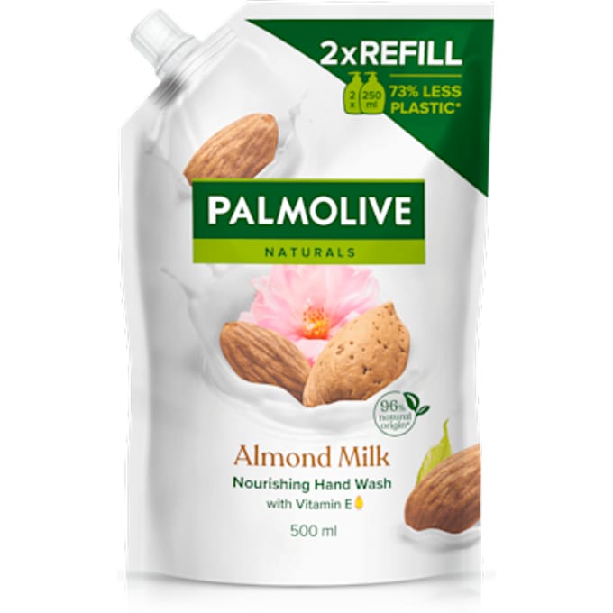 Palmolive Handzeep Navulling Doypack Naturals Almond Milk - 500 ml