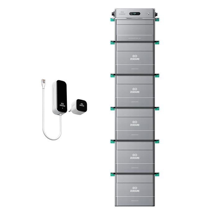 Zendure SolarFlow 1600 AC+ - SolarFlow 1600 AC+ & Slimme Meter P1 / 5*AB2000X (9.60 kWh)