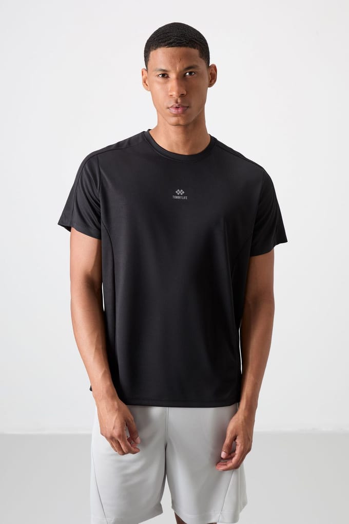 Heren Effen Crew Neck Korte Mouwen T-Shirt