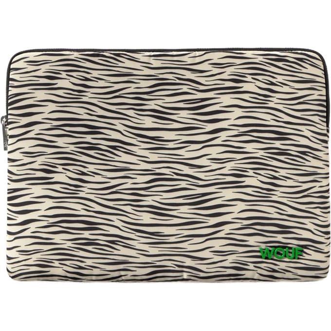 Wouf Daily Laptophoes 13-14 inch - Laptopsleeve - Zebra Hit