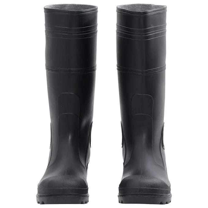 vidaXL Regenlaarzen maat 41 PVC zwart